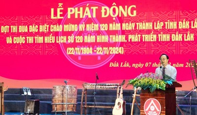 Đắk Lắk: Phát động đợt thi đua đặc biệt kỷ niệm 120 năm thành lập tỉnh
