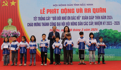 Hội Nông dân tỉnh Bắc Ninh phát động Tết trồng cây Xuân Giáp Thìn 2024