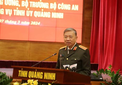 Bộ trưởng Tô Lâm làm việc với Ban Thường vụ Tỉnh ủy Quảng Ninh