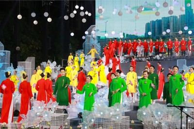 Rực rỡ đêm khai mạc Lễ hội Áo dài Thành phố Hồ Chí Minh năm 2024