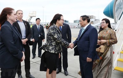 Thủ tướng Chính phủ Phạm Minh Chính tới Auckland, thăm chính thức New Zealand
