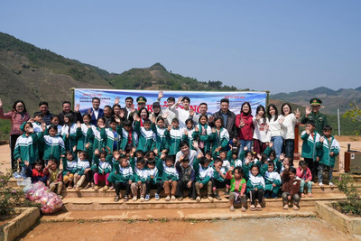 Sơn La: Khởi công Công trình Nước sạch cho em tại Trường PTDT bán trú Tiểu học và THCS Lóng Sập