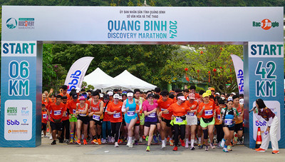 “Quảng Bình Discovery Marathon - 2024” những bước chạy trong lòng di sản