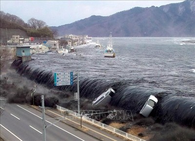 Tròn 13 năm xảy ra thảm họa động đất và sóng thần tại Nhật Bản