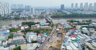 Cận cảnh cầu Phước Long đang hồi sinh nối quận 7 - huyện Nhà Bè