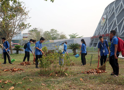 Đoàn viên thanh niên Điện Biên ra quân bảo vệ môi trường