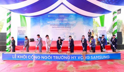 Khởi công Ngôi trường Hy vọng Samsung tại Bình Phước