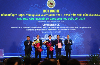Phó Thủ tướng Trần Lưu Quang dự công bố Quy hoạch tỉnh Quảng Nam thời kỳ 2021-2030