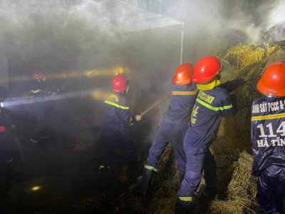 Hà Tĩnh: Cảnh sát PCCC và CNCH chủ động công tác phòng tránh cháy nổ