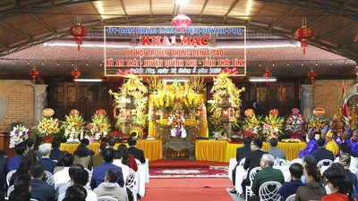 Quỳnh Phụ - Thái Bình: Khai mạc lễ hội truyền thống đền A Sào năm 2024