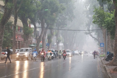 Dự báo thời tiết Hà Nội hôm nay 19/3/2024: Hà Nội có mưa rào và dông
