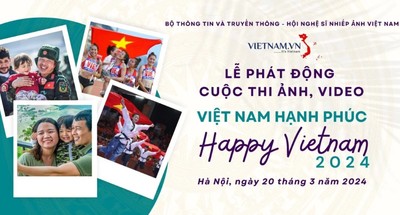 Phát động cuộc thi ảnh, video “Việt Nam hạnh phúc – Happy Vietnam 2024”