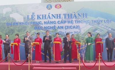 Nghệ An: Khánh thành Dự án Khôi phục, nâng cấp hệ thống thủy lợi gần 6000 tỷ đồng