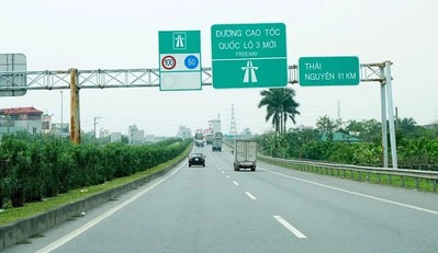 Nghiên cứu đầu tư mở rộng cao tốc Hà Nội - Thái Nguyên lên 6 làn xe