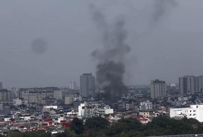 Hà Nội: Cháy nhà trong ngõ trên phố Đào Tấn
