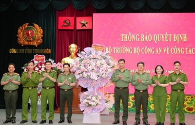 Phó Giám đốc Công an tỉnh Thanh Hóa giữ chức Giám đốc Công an tỉnh Nam Định