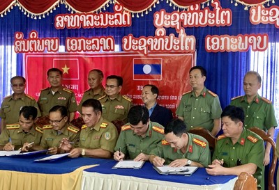 Lào - Việt Nam: Đảm bảo ổn định tình hình an ninh, trật tự trên tuyến biên giới chung