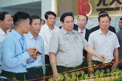 Thủ tướng Chính phủ Phạm Minh Chính dự lễ Khánh thành Nhà máy Điện rác Phú Sơn
