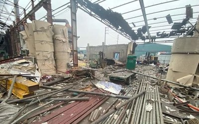 Nổ nhà máy giấy tại Cụm công nghiệp Phú Lâm khiến nhiều người thương vong
