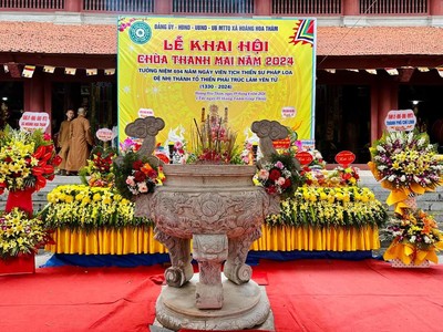 Hải Dương: Lễ tưởng niệm 694 năm thiền sư Pháp Loa viên tịch và Khai hội truyền thống chùa Thanh Mai