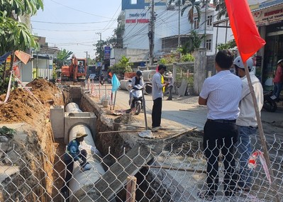 Dự án thoát nước ở Quảng Ngãi nhưng lại có nội dung ở Đà Nẵng
