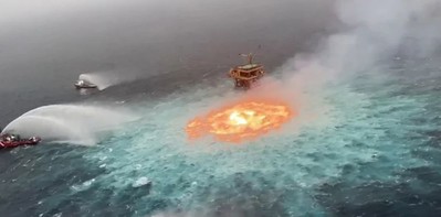 Phát hiện sự cố tràn dầu nghiêm trọng ngoài khơi Vịnh Mexico