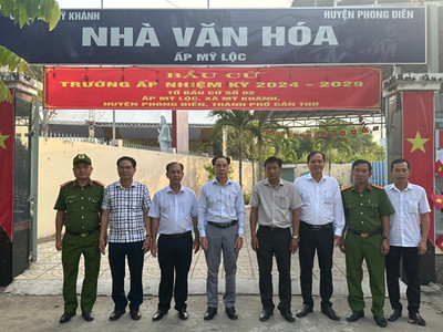 Phong Điền – Cần Thơ: Cử tri háo hức đi bầu cử Trưởng ấp nhiệm kỳ 2024 – 2029.