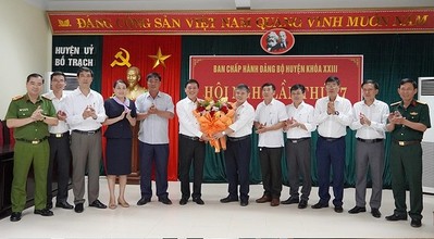 Quảng Bình: Huyện Bố Trạch và huyện Quảng Ninh có Tân Bí thư
