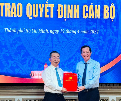 Ông Võ Ngọc Quốc Thuận giữ chức Giám đốc Sở Nội vụ TP Hồ Chí Minh