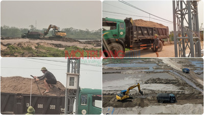 Cần kiểm tra loạt bến bãi tập kết VLXD gây ô nhiễm môi trường ở huyện Xuân Trường