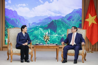 Thủ tướng Phạm Minh Chính tiếp Bộ trưởng Bộ Tư pháp Trung Quốc