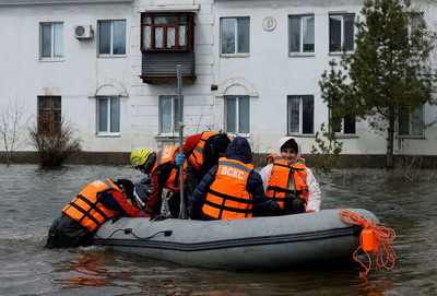 Nga: Chính quyền tỉnh Kurgan tiếp tục sơ tán dân do lũ lụt