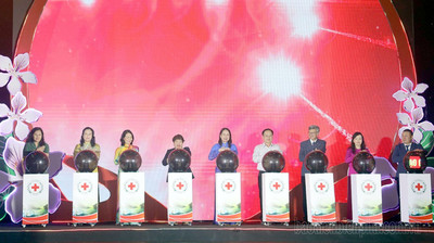 Quyền Chủ tịch nước Võ Thị Ánh Xuân dự Lễ phát động Tháng Nhân đạo cấp quốc gia năm 2024
