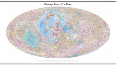 Trung Quốc công bố bản đồ địa chất Mặt Trăng có độ phân giải cao