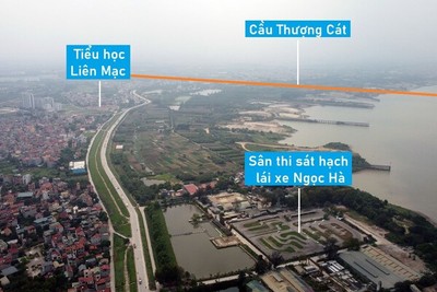 Cận cảnh nơi quy hoạch khu đô thị 94 ha trong Phân khu sông Hồng ở Bắc Từ Liêm sẽ đấu thầu