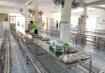 Ngành Giáo dục Bình Thuận bảo đảm an toàn thực phẩm bếp ăn trong trường học