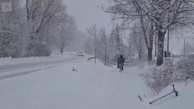 Tuyết rơi muộn bất thường trong hơn 50 năm tại Phần Lan
