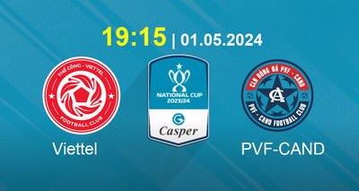 Trực tiếp Viettel vs PVF-CAND, 19h15 hôm nay 1/5 trên FPT Play