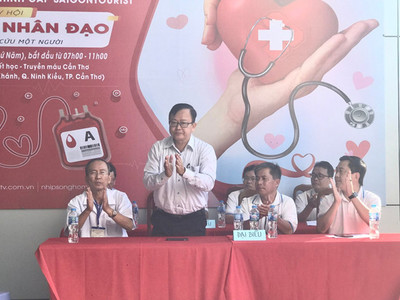 Cần Thơ: Ngày hội hiến máu nhân đạo SCTV KV Miền Tây - 2024
