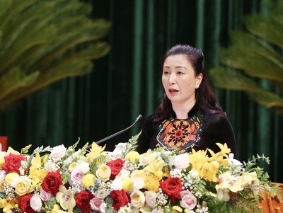 Bà Lê Thị Thu Hồng, Phó Bí thư Thường trực Tỉnh ủy điều hành hoạt động của Tỉnh ủy Bắc Giang