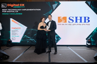 SHB là đại diện Ngân hàng Việt Nam đầu tiên, duy nhất giành cú đúp giải thưởng tại Digital CX Awards