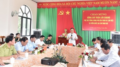 Phó Thủ tướng kiểm tra công tác quản lý, bảo vệ và phòng chống cháy rừng tại Kon Tum