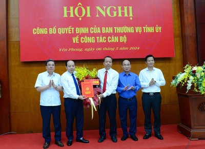 Bắc Ninh: Ông Hoàng Bá Huy giữ chức Bí thư Huyện ủy Yên Phong