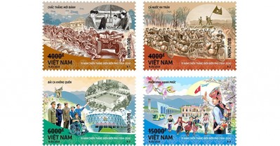 Bộ tem đặc biệt kỷ niệm 70 năm chiến thắng Điện Biên Phủ