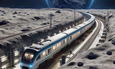 NASA: Sẽ có đường sắt đầu tiên trên mặt trăng vào năm 2030?