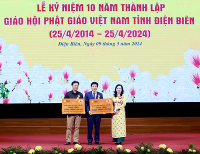 SHB trao tặng 11 tỷ đồng thực hiện hoạt động xã hội tại tỉnh Điện Biên