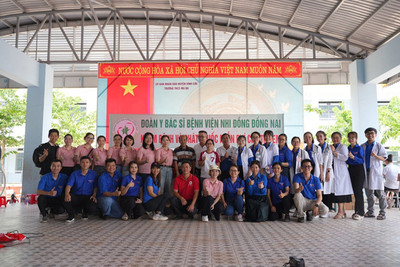 Đồng Nai: 300 em học sinh ở xã Mã Đà được khám chữa bệnh miễn phí