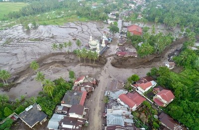 Indonesia: 34 người thiệt mạng vì lũ quét và dung nham lạnh từ núi lửa