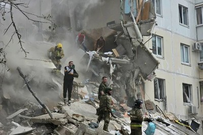 Nga: Sập toà nhà cao tầng tại thành phố Belgorod gây nhiều thương vong