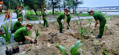 Đảo Bạch Long Vĩ: Phát động hưởng ứng chương trình trồng cây “Vì một Việt Nam xanh”